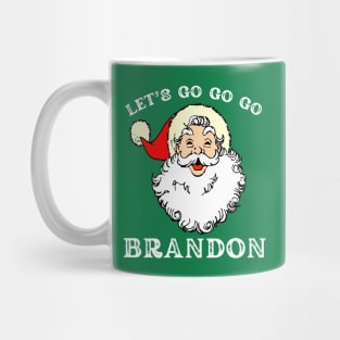 Christmas Let's Go Go Go Brandon Shirt Santa Claus Xmas Mug